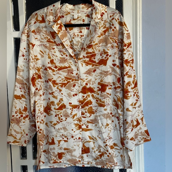 COS Printed Button Down Shirt - Picture 1 of 5